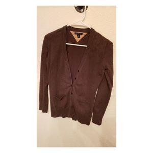 Brown Button Down Cardigan